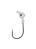 Strike King Squadron Swimbait Jig Head, Pearl, 1/8-Ounce