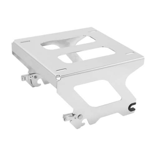 Porte-bagages arrière haut de gamme finition chrome pour Harley FXLRST