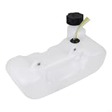Zeroupshop Réservoir de carburant compatible avec débroussailleuse et tondeuse, pour utilisation sur terrain incliné facile à installer, longueur 240 mm latéral et filtre