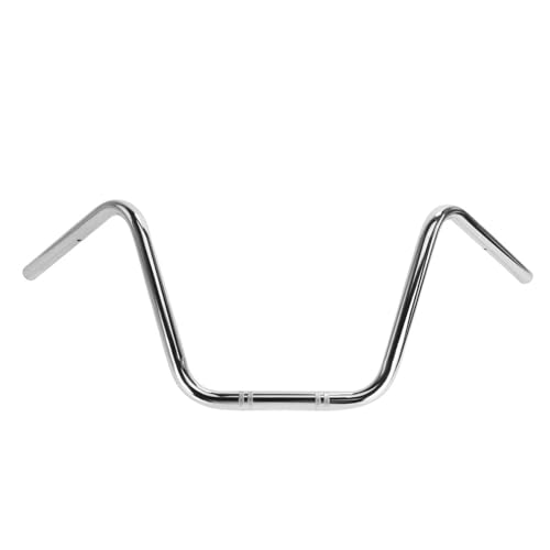 Guidon 22mm chrome avec barres de poignee super hautes retro