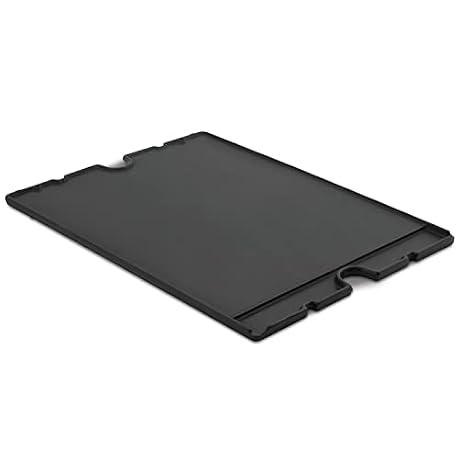 Broil King 11242 Exact Fit Cast Iron Griddle, Baron, Crown Series Gas Grills, and Crown Pellet Grills, Black