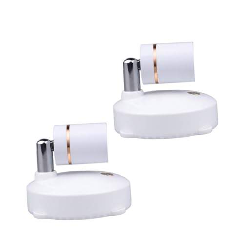 Uonlytech 2 piezas Lámparas LED de Foco Recargables USB con Control Remoto Ajustables y Portátiles de Unidades para Iluminación Conveniente Interiores