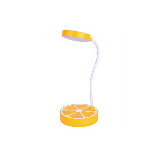 Preisvergleich Produktbild Schreibtischlampen Tischleuchten Kreative Obst Schreibtischlampe Lade drei Zahnrad-Noten-Schalter Dimming Augenschutz Schreiben, Lesen, Tischlampe Tisch-&Nachttischlampen (Color : Yellow)