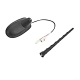 Floweringbeter Radioantennenfuß mit ABS-Konstruktion, kompatibel für Chrysler 200 2011-2014 und für Jeep für Liberty 2011-2012, schwarzes Finish