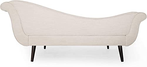Image of Lazy Couch and Reclining Sofa /Recliner Chaise Longue /Fabric recliners /for Bedroom /Living Room /Office Reception Recliner Lounge Sofa and Armchair (Beige 2)