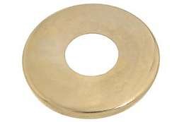 B&P Lamp® 1-3/4 Inch Diameter, 1/8 IP Stamped Steel Check Ring, Brass Plated and Lacquered Finish