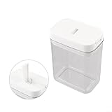 Neat - Recipiente hermético para almacenamiento de alimentos con perfil delgado para adaptarse firmemente a espacios de despensa mientras sostiene harina de arroz, azúcar y más ((800 ml)