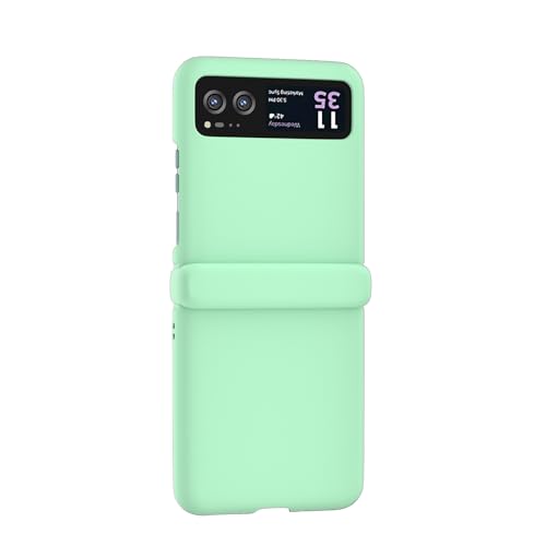 Protección de Pantalla del teléfono Compatible con Motorola RAZR 40, protección de bisagra, a Prueba de Golpes, antiarañazos, Funda Protectora Delgada Compatible with teléfono, Parachoques de PC Duro