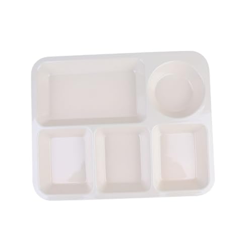EPIGEIST 2個防?加厚プラスチック仕切り皿 ご飯お供対応 滑らか縁で 家 カ
