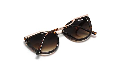 Óculos De Sol Feminino Gatinho Com Proteção Uv 400 Lb-201 Cor: Marrom-Tartaruga