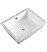 CAT LIKE  バキューム ホワイト SM 14 Inch Undermount Bathroom Sink Rectangle Small Undermount