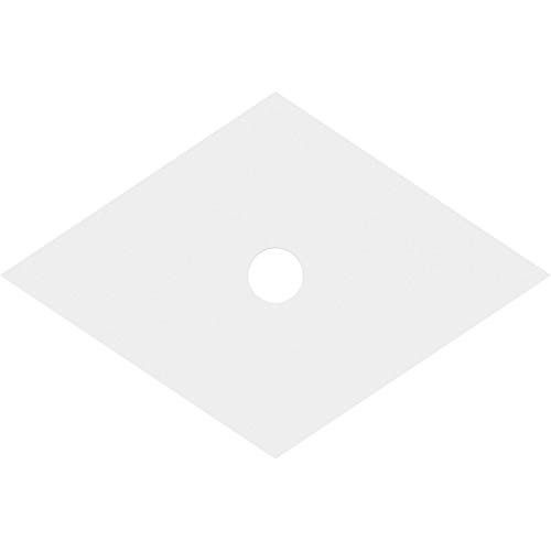 Image of Ekena Millwork CMP30X20DD-03000 Diamond Architectural Grade PVC Contemporary Urethane Ceiling Medallions 30 inchW x 20 inchH x 3 inchID x 10 1 /2 inchC x 1 inchP