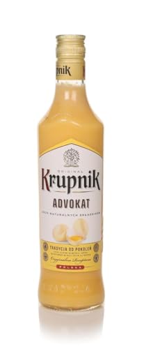 Krupnik Advokat Liqueur - Rich and Creamy Eggs based Polish Advocate Liqueur Crafted Crafted from Cream Milk and Vodka Perfect for Cocktails Coffee Hot Chocolates and Desserts 16% ABV 50cl