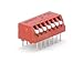 GRAYHILL 76PSB07ST 76 Series Side Actuated SPST 7 Position Through Hole DIP Switch - 10 item(s)