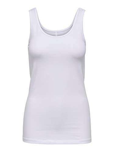 ONLY NOS Damen 15095808 Top, per Pack Weiß (White White), 40...