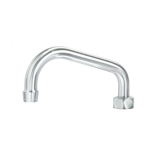 Krowne DX-420 Krowne Diamond Series, 6" Swing Spout, 1.8GPM Aerator, Ultra-Polish Satin Finish, Solid Chrome Plated Brass Body, Fits All Diamond Series Faucets, Double O-Ring Construction
