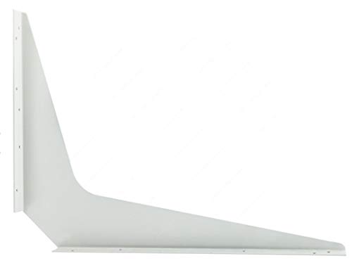 Image of One Pair Workstation Heavy-Duty Reversible Brackets 1000lb. Load Capacity [per Pair] (18" x 24", White)