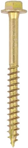 TIMCO Advanced Coach Screw, Yellow, 10.0 x 50