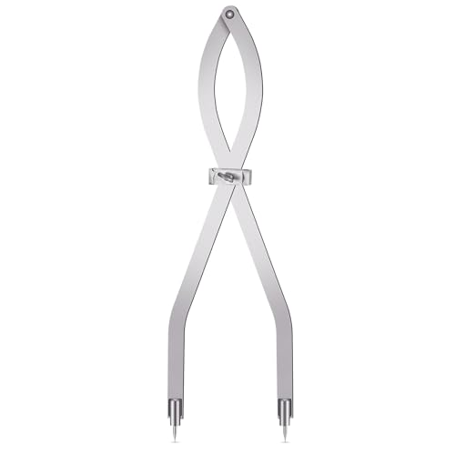 Dunzoom Dividers Tool, 24 Inch Radius Divider Insulation Tools, Metalworking Drawing Woodworking Divider for Normal Sheet Metal Fabrication Layout Divider (1 Pcs)