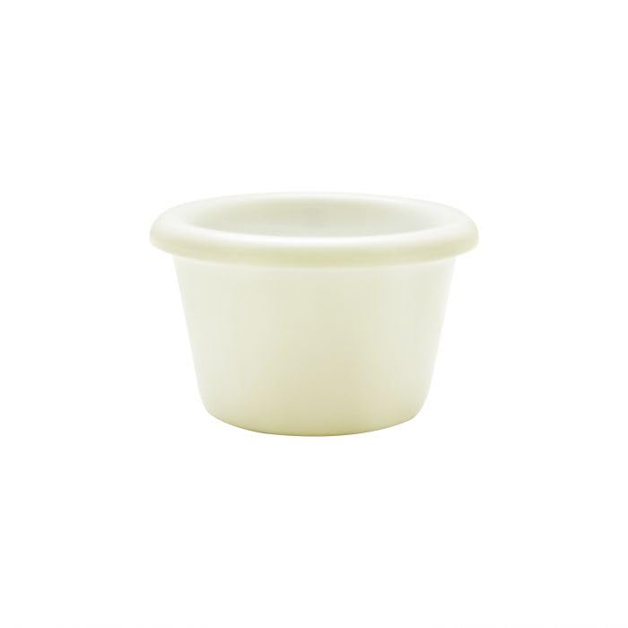 Melamine Ramekins 1.5 oz Commercial Grade Break Resistant Smooth Ivory Dipping Sauce Cups Individual Condiment Cups Portion Cups Ramekins 12 Pack (Bone)