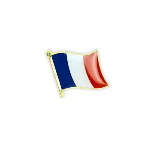 Clj Charles Le Jeune Pin's Drapeau Français Flottant - France - Drapeaux - qualité de finition -...