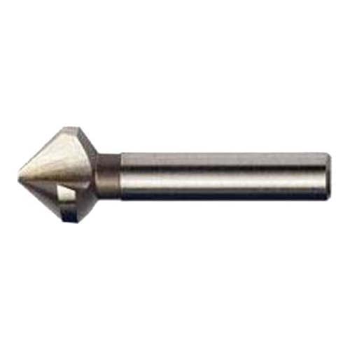 Dormer G1066.3 Series G106 HSS Countersink with 90° Tri-Flat Shank, Bright, 6.3mm x 1.5mm x 45mm
