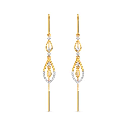 Image of Joyalukkas 22k (916) Purity BIS Certified Sui Daga Gold Earrings For Women