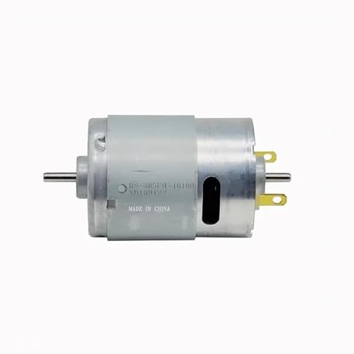 Moteur à double arbre RS-385 résout les pannes de vitesse sur axe 28mm