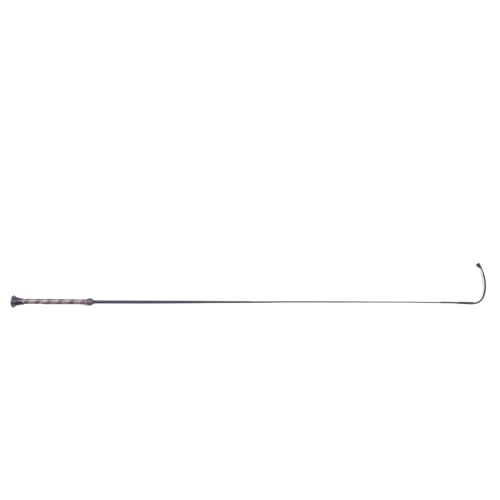 Fouet de cheval antidérapant en carbone robuste de 110 cm - 2