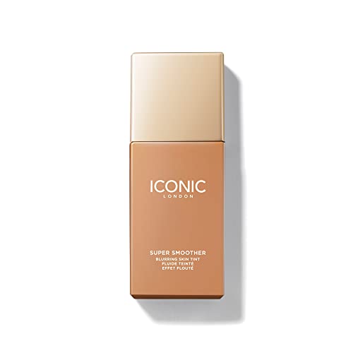 ICONIC LONDON Super Smoother Blurring Skin Tint | Light to Medium Coverage, Hydrating, Ultra-Lightweight Tinted Moisturizer, Cruelty-Free, Vegan Makeup