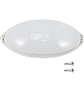Homoyoyo Sauna Ceiling Light Anti -Fog Lamp Flush Mount Light Wall Lamp Sauna Round Lamp Sauna Ro...
