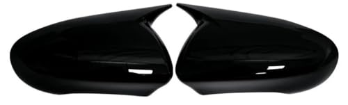 Coques de rétroviseurs style aile de sport avec finition noir brillant pour X-Trail Qashqai J10