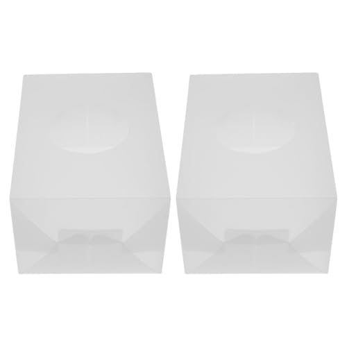 DOITOOL 2pcs Raffle Boxes for Wedding Card Holder Voting Box for Reception Money Jar Diy Decor Cardholder