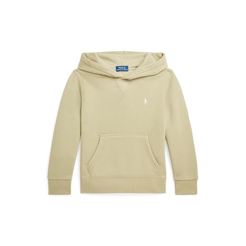 POLO RALPH LAUREN Boy's Fleece Hoodie (Toddler/Little Kid) Classic Khaki/C8135 6 Years