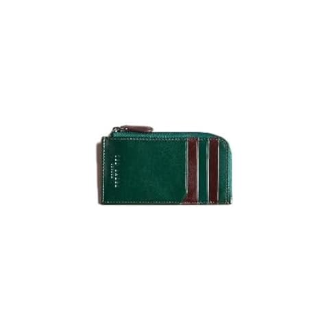 Ted Baker Green RFID Leather Coin Card Holder Cover