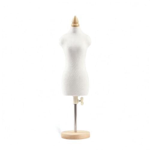 Maniquí modista ajustable para diseñar y exhibir ropa escala 1/3 2