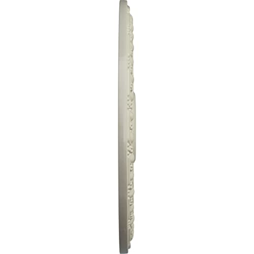Image of Ekena Millwork CM18RACYF Raymond Ceiling Medallion fits Canopies up to 5 1 /8, Clear Yellow