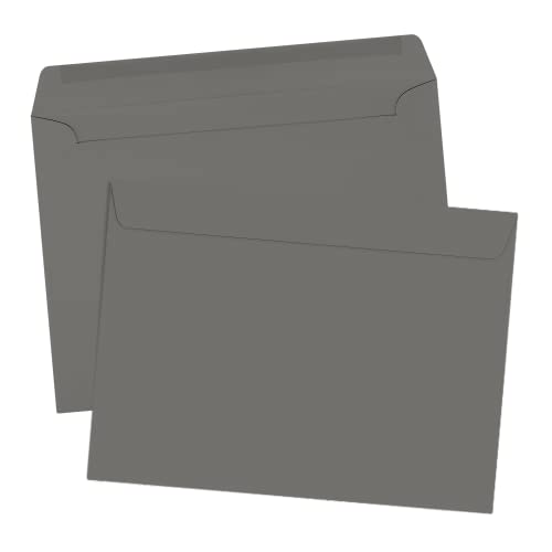 Enveloppes catalogue 9 x 12 gris fumé LUXPaper pour dossiers - 3