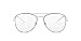 Produktbild Ray-Ban Unisex-Erwachsene 0RX6413 Brillengestelle, Schwarz (Silver Top Black), 54