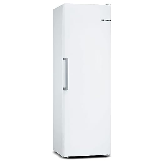 Bosch GSN36CWEV Serie 4 Gefrierschrank, 186 x 60 cm, 242 L, Vario Zone; Automatisches Super Gefrieren; No Frost; Big-Box-Schublade