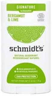 Schmidt's Natural Deodorant Stick Bergamot and Lime Pack of 2 Aluminum Free Vegan
