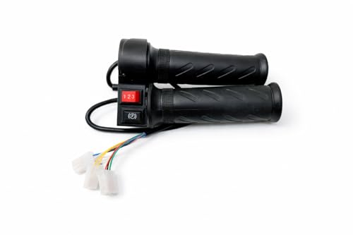 Image of Universal Electric Vehicle Throttle, 3-Speed Mode with Parking Button, Compatible with 24V-72V E-Scooter, E-Bike, E-Rickshaw