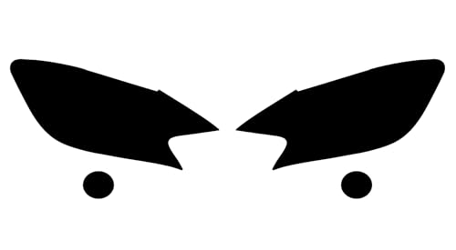 Rvinyl Headlight Tint Covers Compatible with Nissan Versa 2014-2019 (Note) - Installation Kit