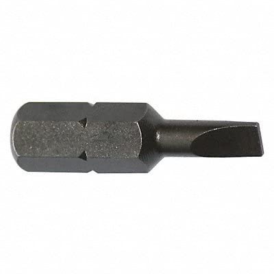 Screwdriver Bit, 2F-3R SLT, 1/4" Shank, PK5