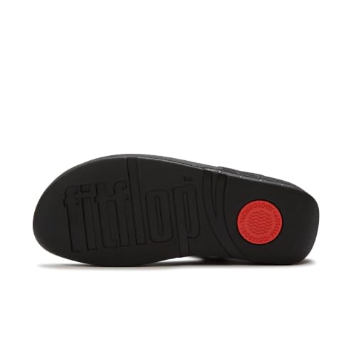 Image of FitFlop Womens Lulu Leather Toe Post Sandals