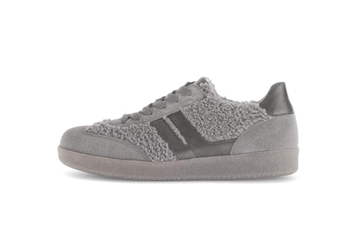 Gabor Damen Low-Top Sneaker, Frauen Sneaker,praktisch,Schmerz-lindernd,Schmerz-mindernd,Arbeit,buero,aktuell,Steel/antiksilber,38 EU / 5 UK – Ansicht 2