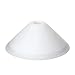 Paralume di ricambio in vetro opalino, attacco E14, apertura di 30 mm, colore bianco