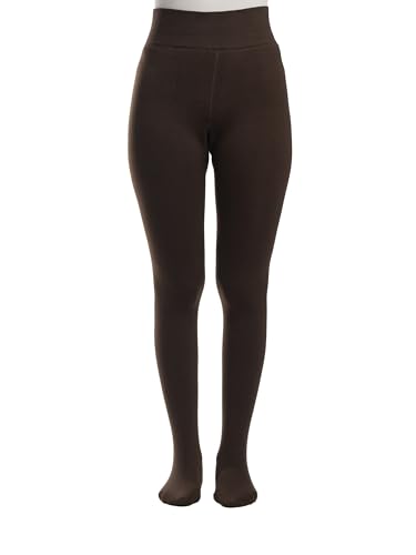 Image of Theater Fur Opaque Stockings for Women | Fleece Lined Free Size Full Length Stretchable and Warm Tights with Soft Comfortable Waistband