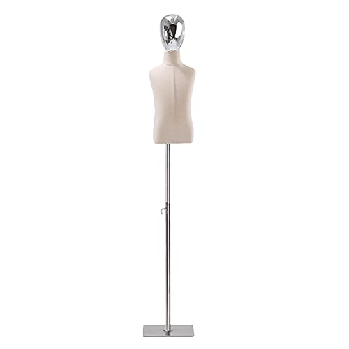 Maniquí de busto infantil ajustable ZRY para solucionar escaparates sin espacio 2