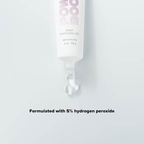 Image of IntelliWHiTE Power Boost Daily Whitening Gel - Dentist Grade 5% Hydrogen Peroxide Teeth Whitening Gel, Simply Add to Toothpaste, Sensitive Teeth Safe, Enamel-Safe, Gum Care, 8 Month Supply (2-Pack)